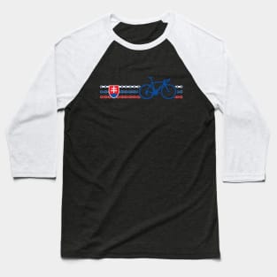 Bike Stripes Slovakia (Chain) Baseball T-Shirt